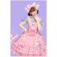 Mademoiselle Pearl Sanrio Hello Kitty Candy Themed Apron Blouse Salopette JSKs and OPs(Reservation/Full Payment Without Shipping)